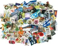 Finland - 100 verschillende postzegels - Euro zegels Niska cena