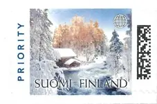 Autentyczny Finland - Winter rapids - Postfrisse postzegel