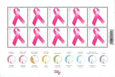 België - Pink Ribbon - Postfris velletje Bezpieczna płatność