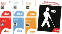 Denmark (DAO) - Postlabel voor brieven - Bundel Najlepsza cena