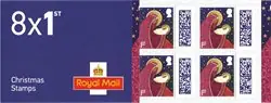 Engeland - Kerst 2025, 8x1st - Postfris boekje Oferta