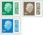 Wysoka jakość Engeland - Koning Charles III langlopende zegelsKing Charles III definitives - Postfrisse serie van 3
