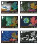 Autentyczny Isle of Man - Rick Wakeman - Postfrisse serie van 6