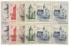 Wysoka jakość Nederland 1951 - NVPH 568-572 - Blok van 4 - Postfris