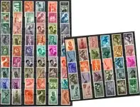 Autentyczny Spanje - 84 verschillende postzegels - Postfris