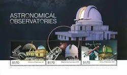 Australië - Astronomische obervatoria - Postfris souvenirvelletje Wysoka jakość