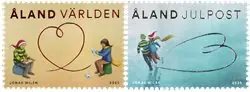 Aland - Kerst 2025 - Postfrisse serie van 2 Zamów teraz