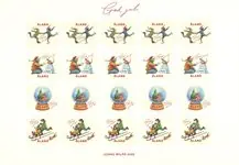 Autentyczny Aland - Kerst sluitzegels 2025 - Getand velletje