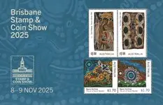 Australië - Brisbane Postzegelshow 2025 - Postfris souvenirvelletje Promocja