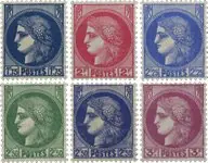 Tani Frankrijk 1938-1941 - YT 372-376 - Postfris