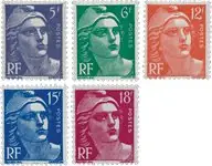 Frankrijk 1951 - YT 883-87 - Postfris Niska cena