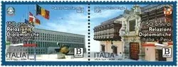 Ekspresowa dostawa Italië - Diplomatieke betrekkingen met Peru 150 jaar - Postfrisse serie van 2