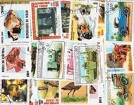 Tjaad - 111 verschillende postzegels - gestempeld Ekspresowa dostawa