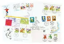 Zeldzame voetbal enveloppen 7 stuks Niska cena