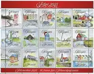Faroer - Kerst sluitzegels 2025 - Velletje Szybka dostawa