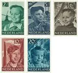 Tylko dziś Nederland 1951 - NVPH 573-577 - Postfris