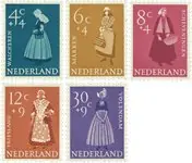 Wyprzedaż Nederland 1958 - NVPH 707-711 - Postfris