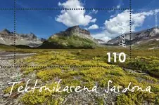 Zwitserland - Swiss landscape Sardona - Postfris souvenirvelletje Ekspresowa dostawa