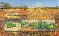 Darmowa dostawa Australië - Ground parrots - Postfris souvenirvelletje