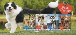 Zamów teraz Australië - Honden en Katten - Postfris souvenirvelletje
