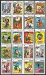 Disney - 27 verschillende postzegels - Postfris Oryginalny