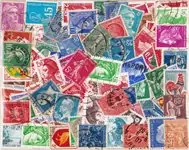 Frankrijk - 175 verschillende postzegels - gestempeld Autentyczny