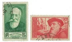 Wyprzedaż Frankrijk 1937 - YT 343/44 - Gebruikt