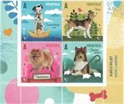 Tylko dziś Kroatië - Dogs as pets - Postfrisse serie van 4
