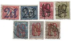 Tylko dziś Nederland 1923 - NVPH 114-120 - Gebruikt