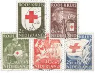 Zwrot pieniędzy Nederland 1953 - NVPH 607-611 - Gebruikt