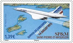 Saint Pierre & Miquelon - Concorde 2025 - Postfrisse postzegel Wysoka jakość