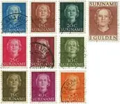 Suriname 1951 - NVPH 285-293 - Gebruikt Wyprzedaż