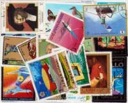 Ajman - 50 verschillende postzegels Oferta limitowana