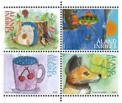 Wysoka jakość Aland - Aland van de kinderen - Postfris boekjesvel 4v