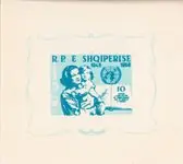 Albanië 1959 - MICHEL 590B Blok 6 - Postfris souvenirvelletje - Postfris Zamów teraz