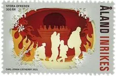 Aland Islands - Great Northern War, 300 years - Postfrisse postzegel Zwrot pieniędzy