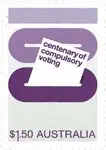 Australië - Centenary of compulsory voting - Postfrisse postzegel Darmowa dostawa