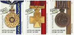 Zwrot pieniędzy Australië - Honours system - Gestempelde serie van 3