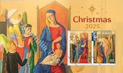 Australië - Kerst 2025 - Postfris souvenirvelletje Nowość