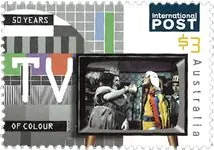 Australië - 50 Jaar kleurentelevisie - Postfrisse postzegel Ekspresowa dostawa