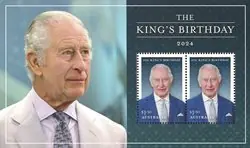 Wysoka jakość Australië - King Charles' birthday 2024 - Postfris souvenirvelletje