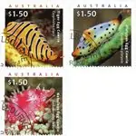 Tylko dziś Australië - Levende zeeschelpen - Gestempelde serie van 3