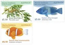 Tani Australië - Marine emblems - Postfrisse serie van 3