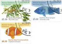 Australië - Marine emblems - Gestempelde serie van 3 Wyprzedaż