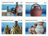 Barbados - Aardewerk uit Barbados - Postfrisse serie van 4 Oryginalny