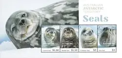 Australiën Antarctic - Seals - Postfris souvenirvelletje Tylko dziś