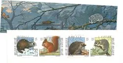 België - Mammals of the forest - Postfris boekje Bezpieczna płatność