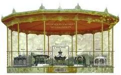 België - Music Pavilion - Postfris souvenirvelletje Oferta