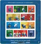 België - Smurfen - Postfris souvenirvelletje Premium