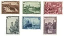 België 1929 - OBP 293-98 - Ongebruikt Autentyczny